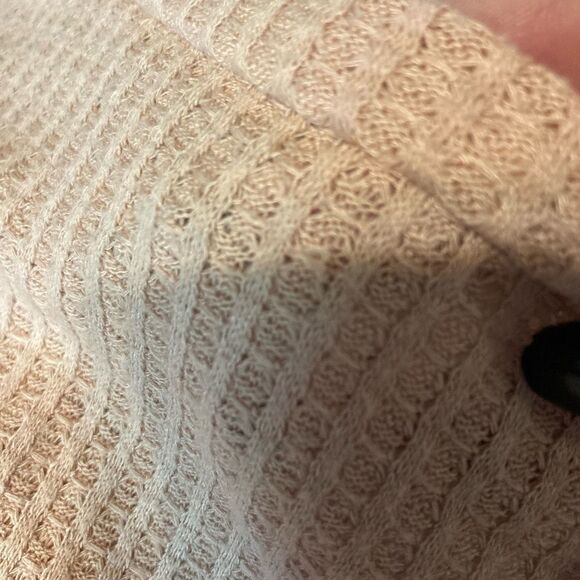 BiBi Blush Pink Short Sleeve waffle knit top - Picture 6 of 6